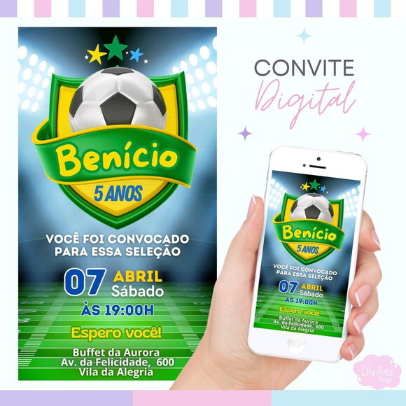 Convite Digital Copa do Mundo 2026