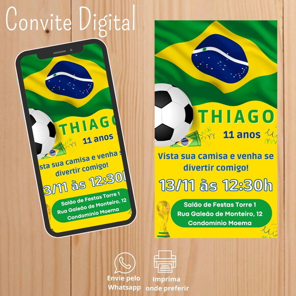 Convite Digital Copa do Mundo 2026