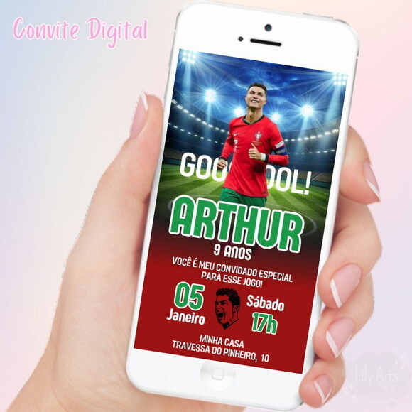 Convite Digital Cristiano Ronaldo