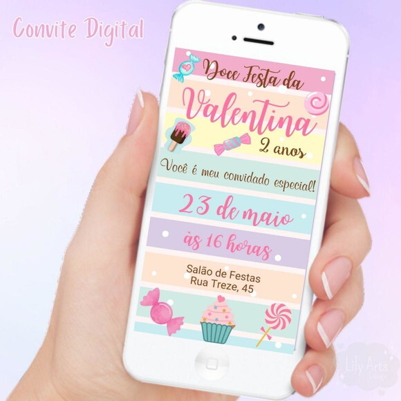 Convite Digital Doceria