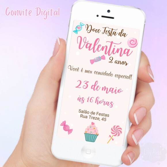 Convite Digital Doceria
