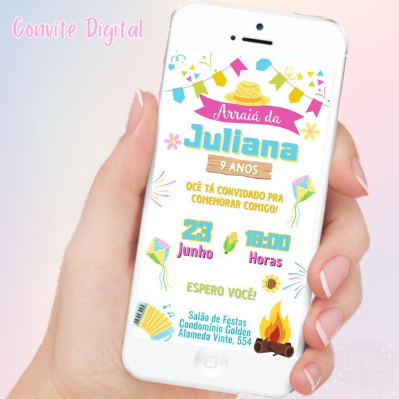 Convite Digital Festa Junina