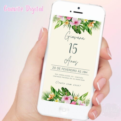 Convite Digital 15 Anos