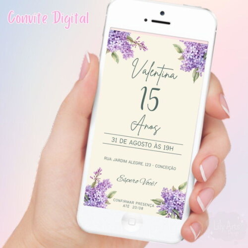 Convite Digital 15 Anos