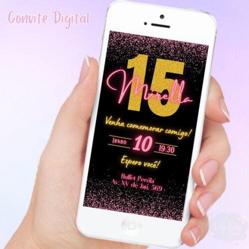 Convite Digital 15 Anos