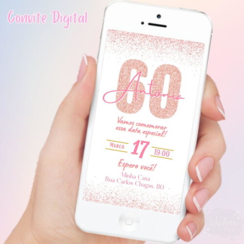 Convite Digital 60 Anos