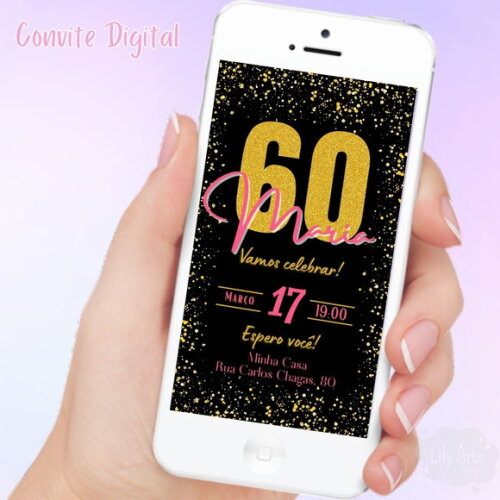 Convite Digital 60 Anos