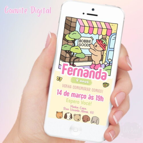 Convite Digital Bobbie Goods