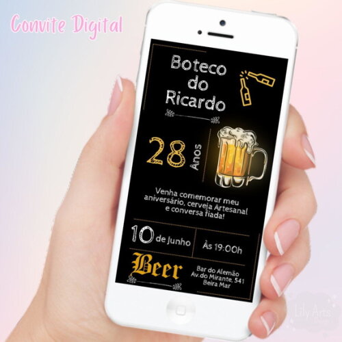 Convite Digital Boteco