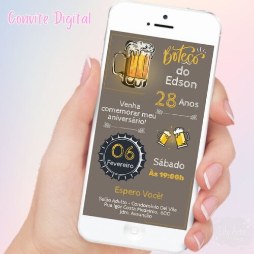 Convite Digital Boteco