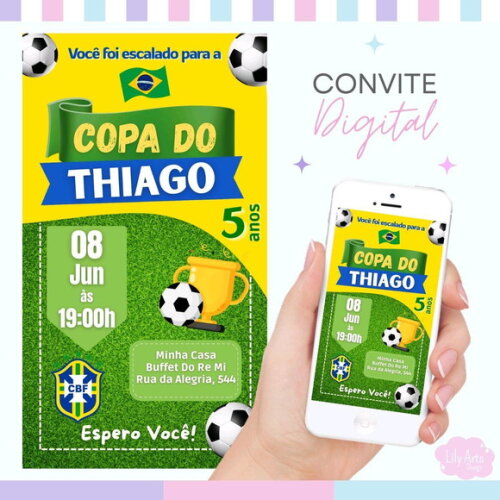 Convite Digital Copa do Mundo 2026