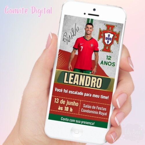 Convite Digital Cristiano Ronaldo