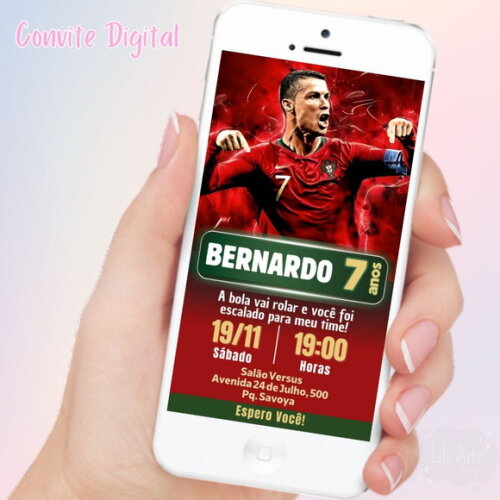 Convite Digital Cristiano Ronaldo