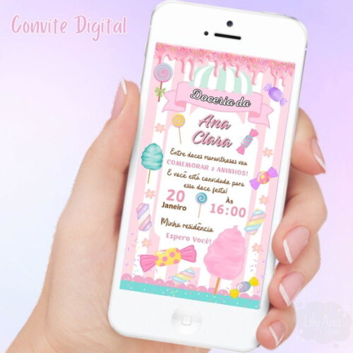 Convite Digital Doceria