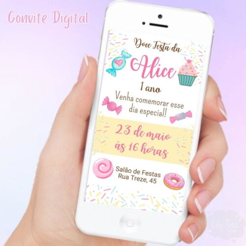 Convite Digital Doceria