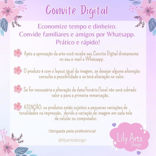 Convite Digital Lilo e Stitch