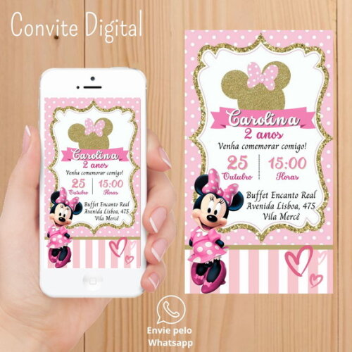Convite Digital Minnie
