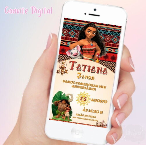 Convite Digital Moana