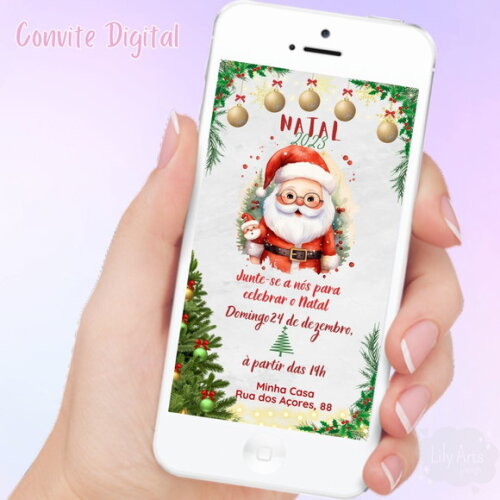 Convite Digital Natal / Ceia de Natal