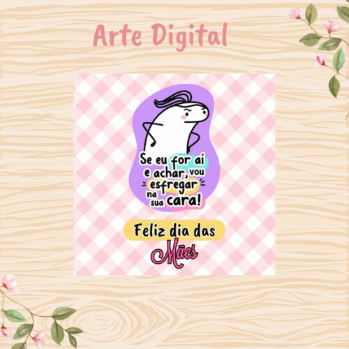 Tag Dia das Mães para Imprimir- Digital