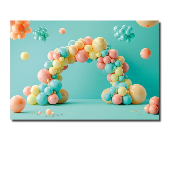 Cenário Fotográfico e Painel de Festa Decoração Arco Bexiga