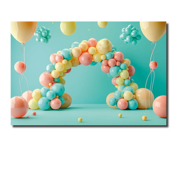 Cenário Fotográfico e Painel de Festa Decoração Arco Bexiga