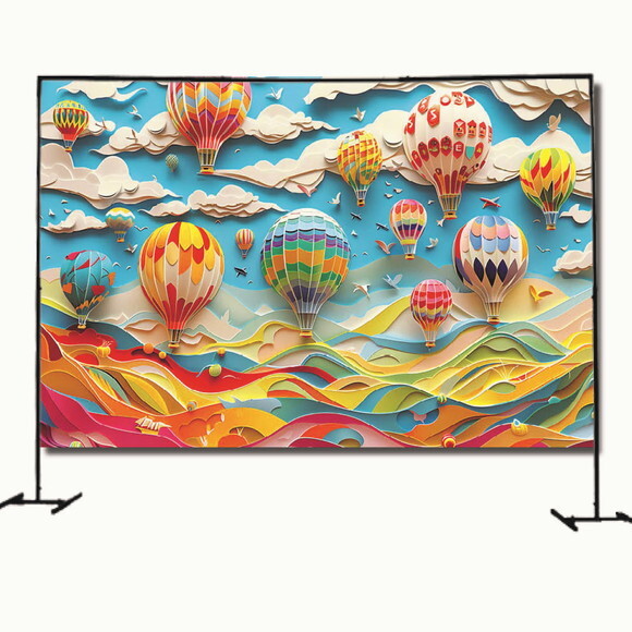 Cenário Fotográfico e Painel de Festa Decoração Balões