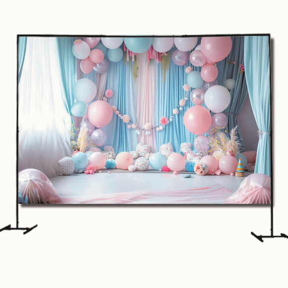 Fundo Fotográfico e Painel Decoração Cenário Arco Bexiga