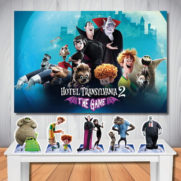 Kit Aniversário Top Painel + Display Hotel Transilvânia