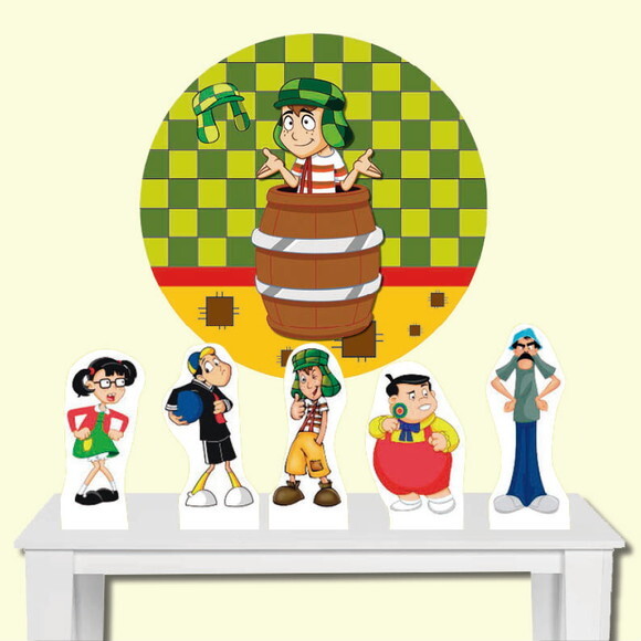 Kit Cenário de Festa Painel e Display Chaves