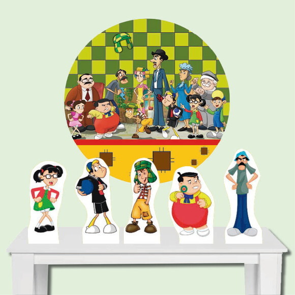 Kit Cenário de Festa Painel e Display Chaves