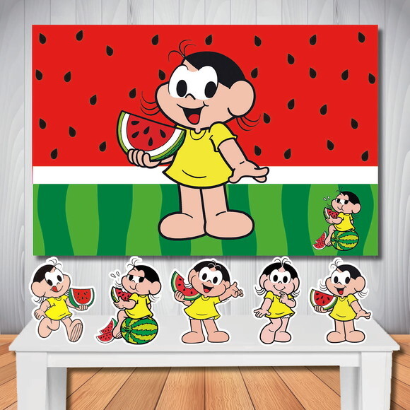 Kit Festa Magali Display de Mesa e Painel de Festa Infatil