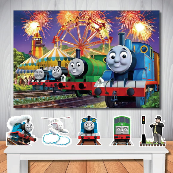 Kit Festa Thomas Painel de Festa e Display de Mesa