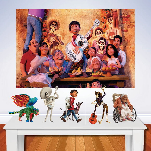 Kit Viva a Vida É Uma Festa, Painel de Aniversário e Totem