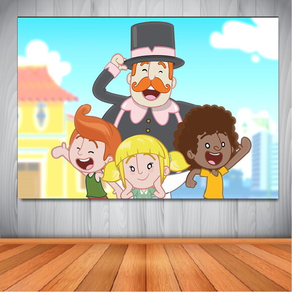 Painel Bita e a Turma - 1,50x1,00m