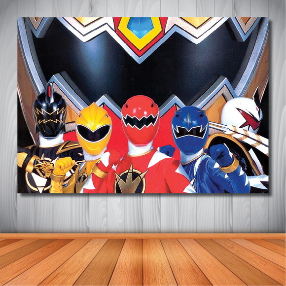 Painel de Aniversário Power Rangers - 1,