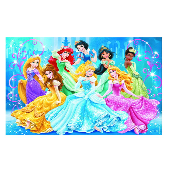 Painel de Aniversário Princesas - 1,50x1,00m