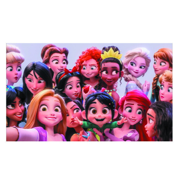 Painel de Aniversário Princesas - 1,50x1,00m