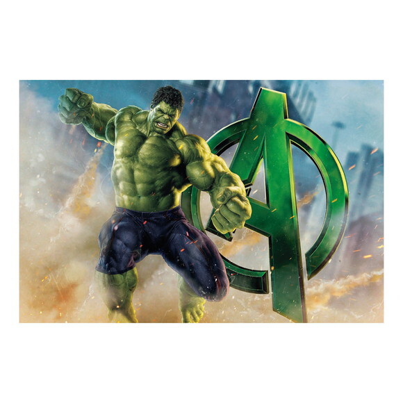 Painel de Festa Infantil Hulk - 1,50x1,00m