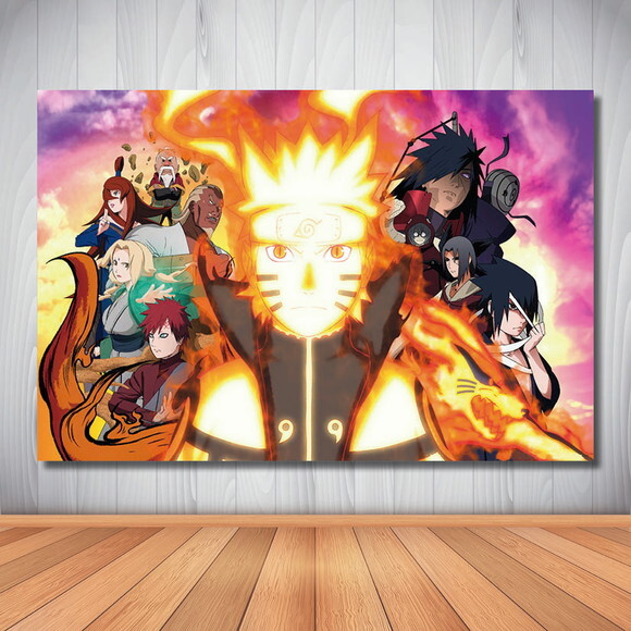 Painel de Festa Infantil Naruto - 1,50x1,00m