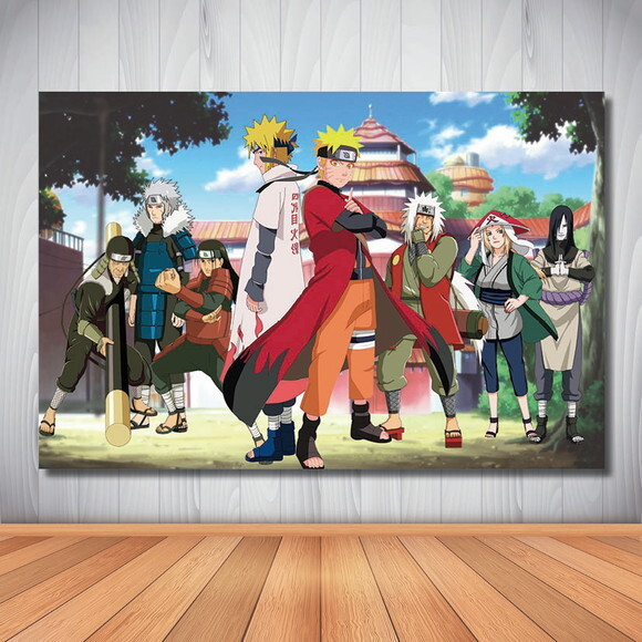 Painel de Festa Infantil Naruto - 1,50x1,00m