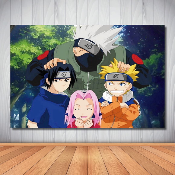 Painel de Festa Infantil Naruto - 1,50x1,00m