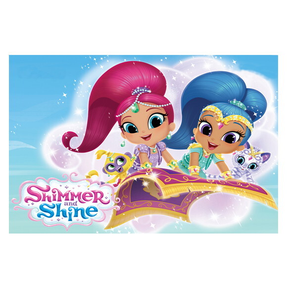 Painel de Festa Shimmer e Shine - 1,50x1,00m