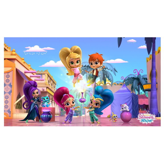 Painel de Festa Shimmer e Shine - 1,50x1,00m