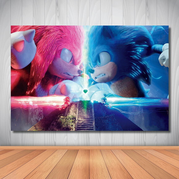 Painel de Festa Sonic Filme 2 - 1,50x1,00m
