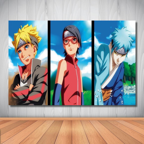 Painel Decoração Aniversário Boruto - 1,50x1,00m