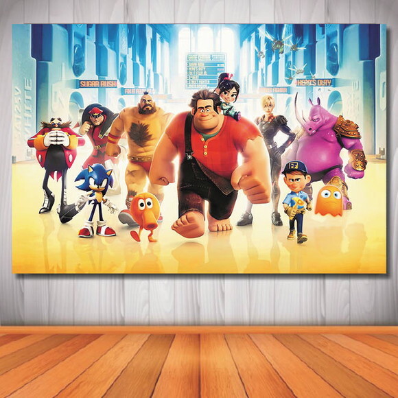 Painel Detona Ralph - 1,50x1,00m