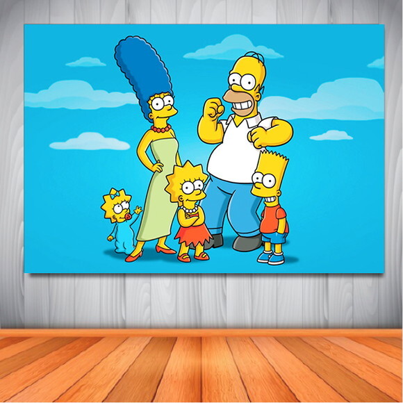 Painel Festa Simpsons - 1,50x1,00m
