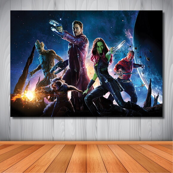 Painel Guardiões da Galaxia - 1,50x1,00m