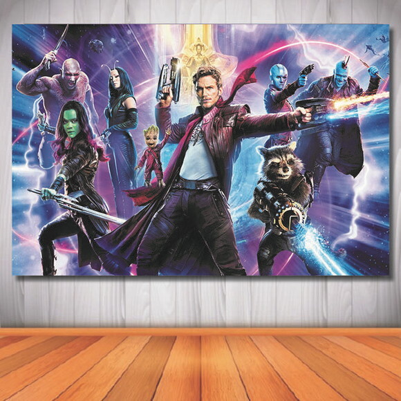 Painel Guardiões da Galaxia - 1,50x1,00m